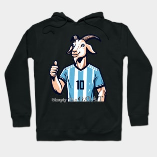 Soccer Legend Goat - Ultimate G.O.A.T. Tribute Hoodie